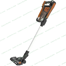 Пылесос вертикальный Blackton Bt VCA1401B оранжевый, питание от аккумулятора, 25 Вт, уборка сухая, пылесборник 0.6 л, работа от АКБ max 40 мин