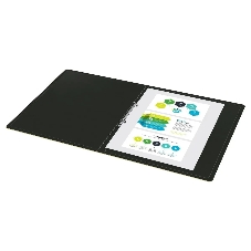 Папка на 2-х кольцах Бюрократ DeLuxe DL0740/2MILK A4 пластик 0.7мм кор.32мм молочный