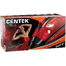 Утюг Centek CT-2355 красный, 2500 Вт, 45 г/мин, 160 г/мин, 270 мл
