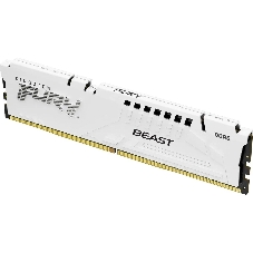 Оперативная память Kingston Fury Beast White, DDR5, 16Gb (1x16 Gb), 6800 MHz, CL34, радиатор, белый