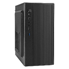 Компьютерный корпус Minitower ExeGate BAA-408U-AAA450 (mATX, БП AAA450 с вент. 8см, 2хUSB/1хUSB 3.0, HD Audio, черный)
