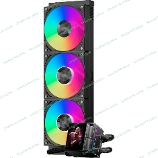 Система жидкостного охлаждения PcCooler DS360 Display ARGB Soc-AM5/AM4/1200/1700/1851 черный 4-pin 39.8dB Al LCD 310W Ret (DS360-BKAWXY-GL)