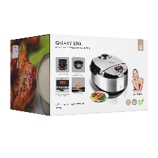 Мультиварка Galaxy Line GL 2648 серый, индукционная, объем 4 л, 1350 Вт, 11 программм