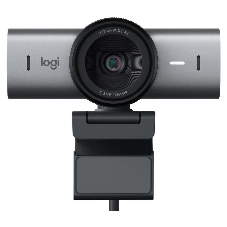 Веб-камера Logitech BRIO MX 3840x2160, 30 кадр/с, USB, микрофон, шторка приватности, автофокус, крепление на мониторе, графитовый