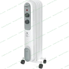 Обогреватель масляный Royal Clima ROR-P5-1000M (5 секций) белый, 1000 Вт, 10 м2, термостат