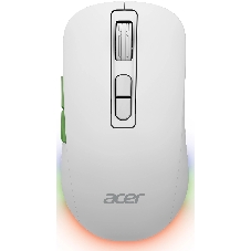 Мышь беспроводная Acer OMR311 белый, 2400 dpi, радиоканал, Bluetooth, USB, кнопки - 7