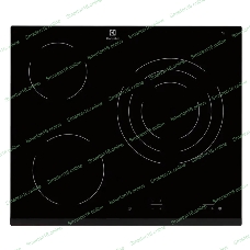 Электрическая варочная панель Electrolux EHF6232FOK Hi-Light, независимая, черный