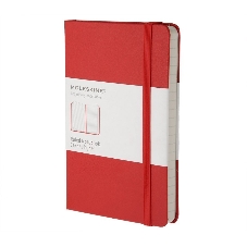 Блокнот Moleskine CLASSIC MM710R Pocket 90x140 мм, 192 страниц, линейка, твердая обложка, красный