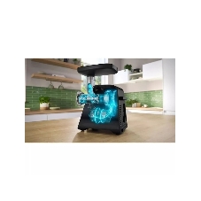 Мясорубка электрическая Bosch MFWS650B черный, 2100 Вт, 3.5 кг/мин, реверс, защита от перегрузки, насадки - 5