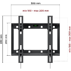 Кронштейн для телевизора Holder LCD-T2609 черный 22
