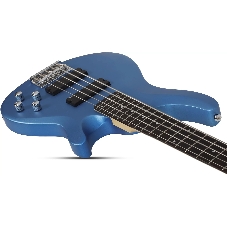 Бас-гитара SCHECTER C-5 DELUXE SMLB бас-гитара 5-струнная, Satin Metallic Light Blue (SMLB)