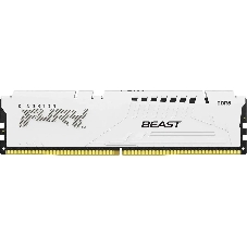 Оперативная память Kingston Fury Beast White, DDR5, 16Gb (1x16 Gb), 6800 MHz, CL34, радиатор, белый