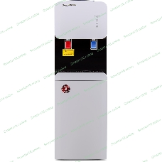 Кулер для воды Aqua Work 105-LDR, верхняя загрузка, нагрев 90 °С, охлаждение 15 °С, белый/черный