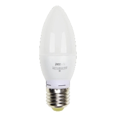 Лампа светодиодная JazzWay PLED-ECO-C37 5Вт свеча 4000К белый E27 400лм 230В