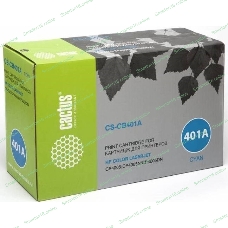 Картридж лазерный Cactus CS-CB401AR голубой (7500 стр.) для HP CLJ CP4005/CP4005DN/CP4005N