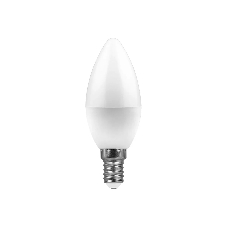 Лампа светодиодная Feron LB-97 7W 230V E14 6400K свеча