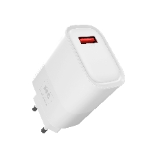 Сетевое зарядное устройство MORE CHOICE (4620202553409) NC09a 1USB 3.0A QC3.0 15W, белый