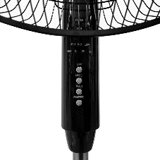 Вентилятор Rix RSF-4500R чёрный, напольный, 45 Вт, 3 скорости, 36 см