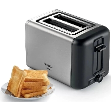 Тостер Bosch TAT3P420 нержавеющая сталь, 970 Вт, 2 слота