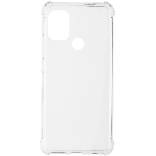 Чехол (клип-кейс) Brosco, для Motorola Moto G20, прозрачный moto-g20-hard-tpu-transparent