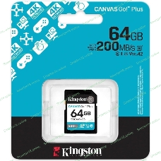 Флеш карта SDXC 64Gb Kingston SDG4/64Gb Canvas Go! Plus w/o adapter