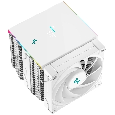 Кулер для процессора DEEPCOOL AK620 DIGITAL SE WH LGA20XX/1700/1200/115X/AM5/AM4 (9шт/кор, TDP 260W, PWM, DUAL Fan 120мм, 6 тепл. трубок, ARGb, белый) RET (R-AK620-WHADMN-GJD)