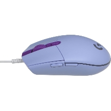 Мышь проводная Logitech G102 LIGHTSYNC фиолетовый, 8000 dpi, USB, кнопки - 6