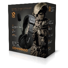 Гарнитура SmartBuy COMMANDO чёрный, проводная, 3.5 мм