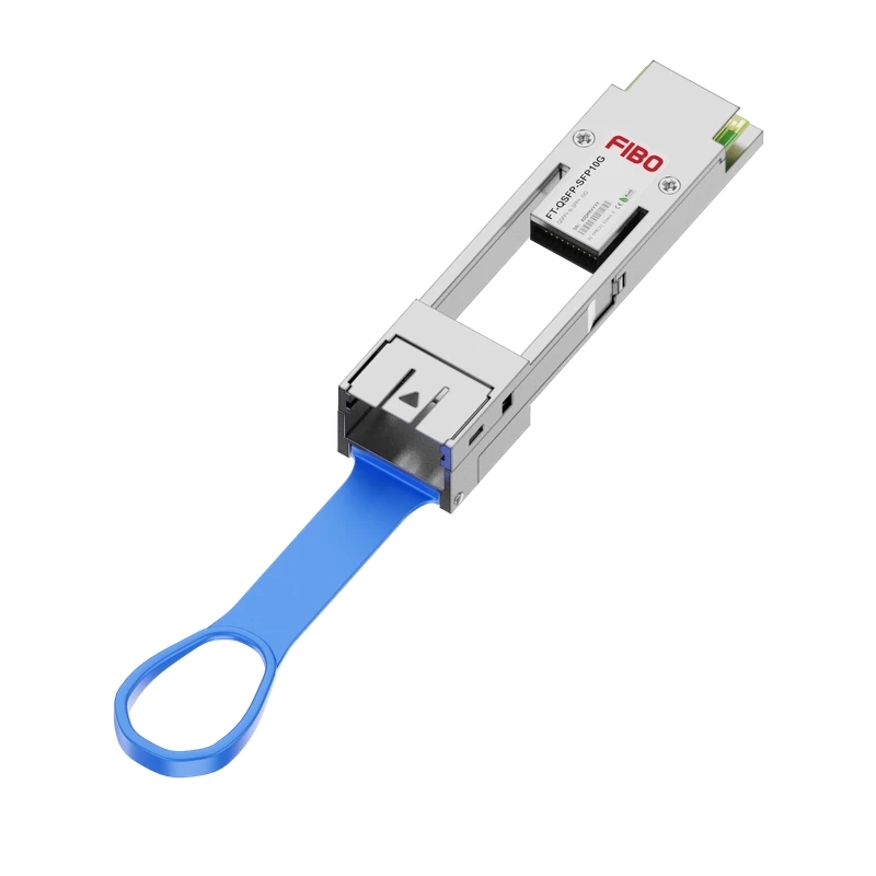 Переходной адаптер FIBO FT-Q40-SFP+ adapter 40G QSFP to SFP+