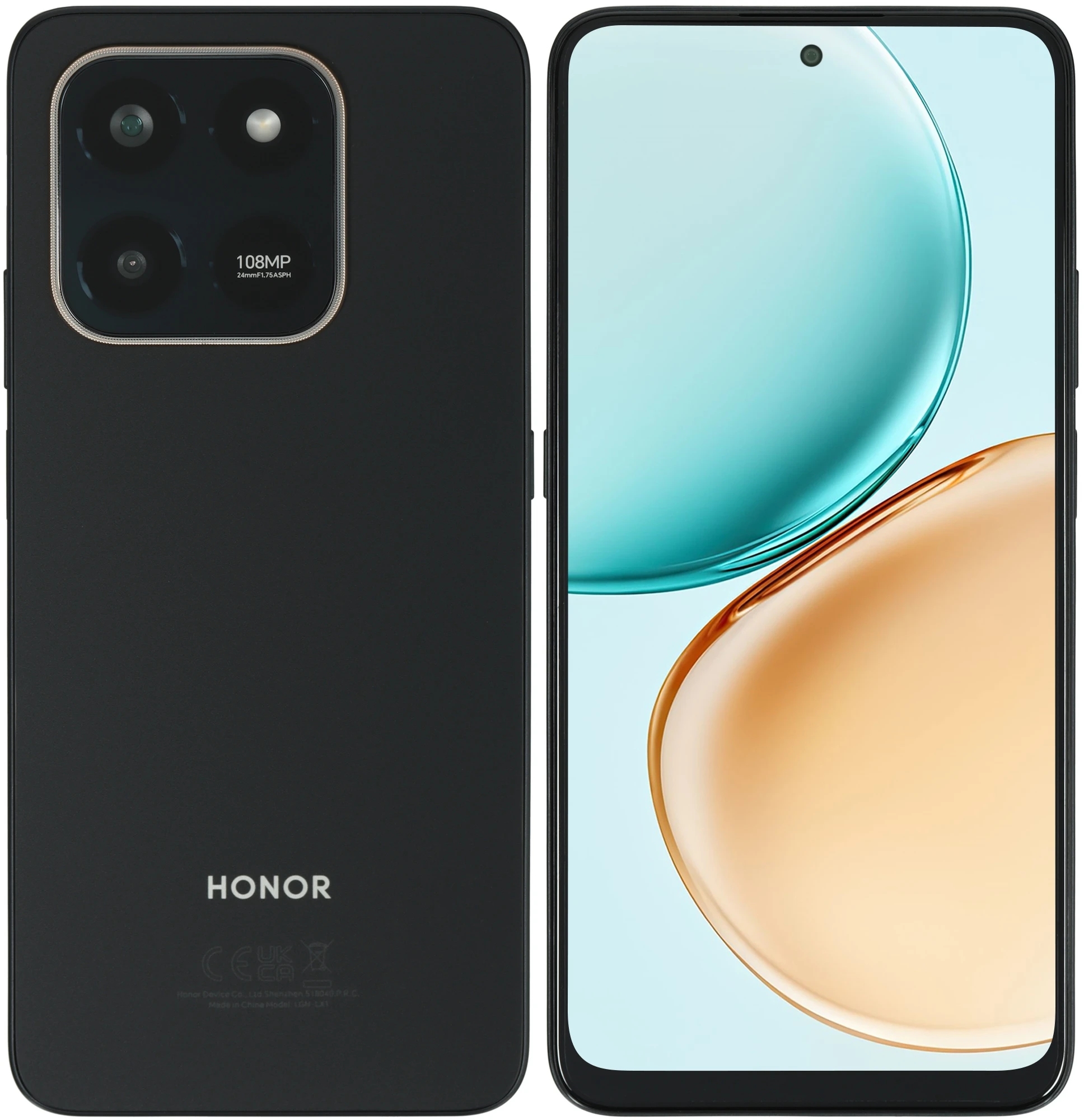 Смартфон Honor X7d 8/256Gb, черный