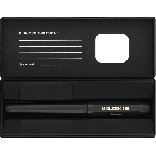 Ручка шариковая Moleskine Kaweco (KAWBALLPENBK) черн, d=1мм, синие чернила, подарочная коробка