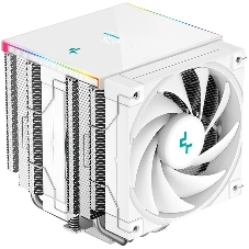 Кулер для процессора DEEPCOOL AK620 DIGITAL SE WH LGA20XX/1700/1200/115X/AM5/AM4 (9шт/кор, TDP 260W, PWM, DUAL Fan 120мм, 6 тепл. трубок, ARGb, белый) RET (R-AK620-WHADMN-GJD)