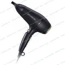 Фен Hyundai H-HD0767 черный, 2000 Вт, ионизация