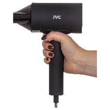 Фен JVC JHD011 черный, 1600 Вт