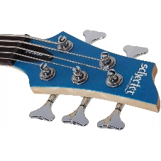 Бас-гитара SCHECTER C-5 DELUXE SMLB бас-гитара 5-струнная, Satin Metallic Light Blue (SMLB)
