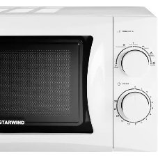Микроволновая печь Starwind SMW3720 белый, 20 л, 700 Вт, переключатели - поворотный механизм