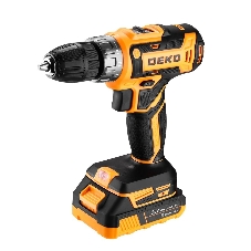 Дрель-шуруповерт Deko GCD20DU PRO, 20 В, 2 Ач, 42 Нм, щеточный
