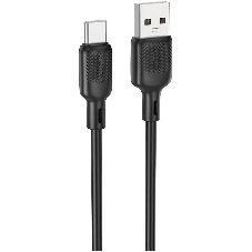 Кабель BOROFONE (6941991115554) BX113 USB 3.0A для Type-C черный 3 м