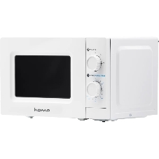 Микроволновая печь HOME HMM207BW белый, 20 л, 700 Вт, переключатели - поворотный механизм