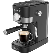 Кофеварка рожковая Energy EN-256R (108169) черный, исп. кофе - молотый, 1,2 л, 1100 Вт, 15 бар