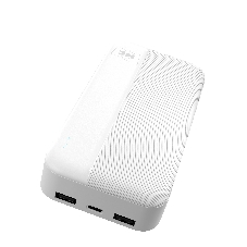 Портативный аккумулятор MORE CHOICE (4620202552938) PB25-20 20000mAh 2USB+Type-C+1micro USB 2.0A, белый