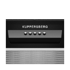 Встраиваемая вытяжка Kuppersberg INLINEA 60 B, 54х17х28 см, отвод/рециркуляция, 650 м3/ч, черный цвет