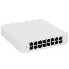 Коммутатор Ubiquiti UniFi Switch Lite 16 PoE, 8×1 Гбит/с PoE + 8×1 Гбит/с, управляемый