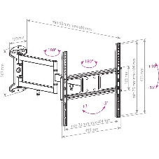 Кронштейн для телевизора Arm Media LCD-415 черный, 24