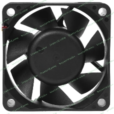 Вентилятор Gembird D6025SM-3 черный 60мм 4000rpm 32.9db 3-pin