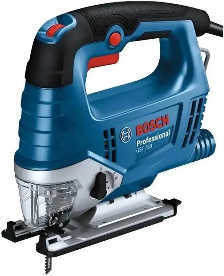 Лобзик Bosch GST 750 520Вт 3200ходов/мин от электросети (кейс в комплекте)