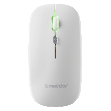 Мышь беспроводная Dual BT+USB с зарядкой Smartbuy X31 белая (SBM731DW) /100.  