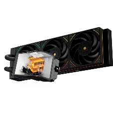 Система жидкостного охлаждения Thermalright Wonder Vision 360 UB ARGB черный, 360 мм, 3x120 мм, 2150 об/мин, 27 дБ, 4 pin PWM, ARGB, ЖК-дисплей 2400x1080 6.67