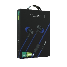 Наушники проводные вакуумные More choice G16 (Dark Blue) AUX с МК без рег.громкости