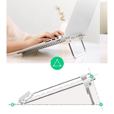 Алюминиевая регулируемая подставка для ноутбука Ugreen LP230-80348 Silver (80348)